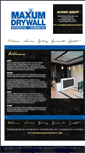 Mobile Screenshot of maxumdrywall.com